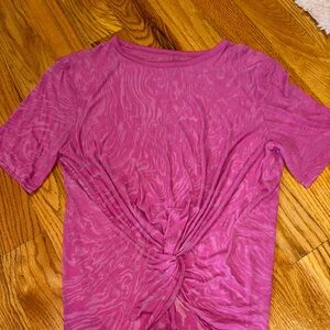 Lululemon Mesh Pink Top